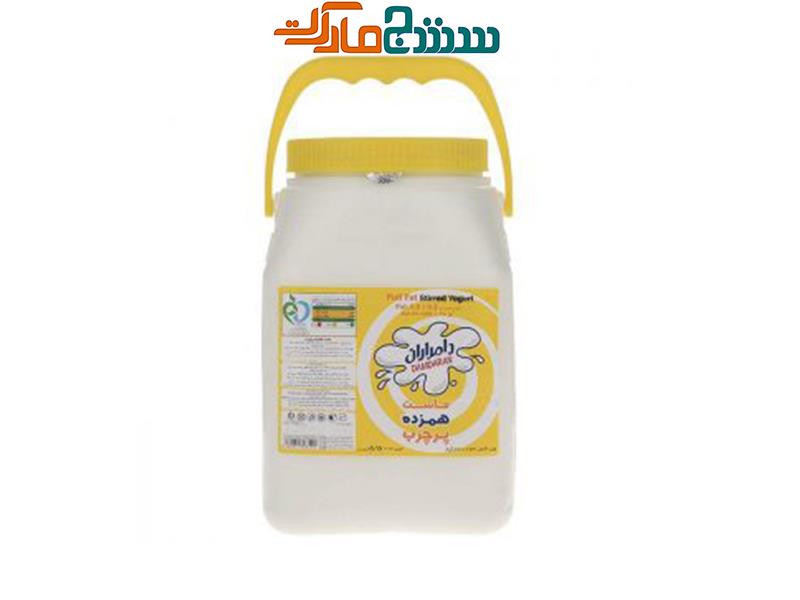 ماست همزده پرچرب دامداران مقدار ۲۲۰۰ گرم Damdaran Stirred Full Fat Yogurt 2200gr